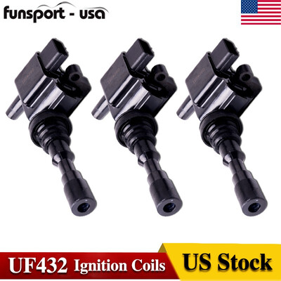 

Ignition Coil Pack of 3 for 2002-05 Kia Sedona - 2001 2002 Hyundai XG300 XG350 30L 35L V6 Compatible with UF432 C1353