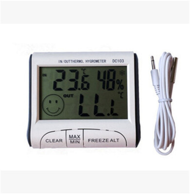 

Hot Digital LCD Outdoor Indoor Weather Thermometer Hygrometer Humidity Meter CF Temperature Controller Button Battery Household