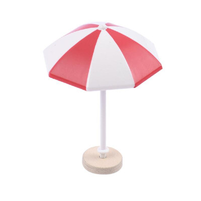 

Mini Landscape Ornament Beach Suns Umbrella Model Layout Toy Miniature Dollhouse Scenes Decoration