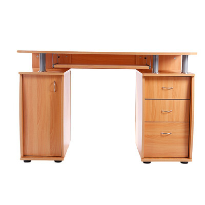 

Computer Desk PC Laptop Table wDrawer Office Study Home Workstation Wood Color