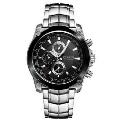 

CURREN 8025 Quartz Wristwatch Casual Fashion Watch With Alloy Strap For Men