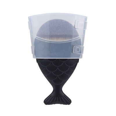 

Toponeto Fish Scale Makeup Brush Fishtail Bottom Brush Powder Blush Makeup Cosmetic Brush