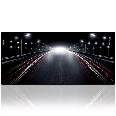

LESAILES 9004003mm road background black game esports mouse pad large computer keyboard table pad easy to clean