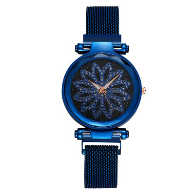

Relogio Feminino Gold Watch Women Fashion Stainless Steel Flower Dial Quartz Wrist Watch Ladies Luxury Female Clock Montre Femme