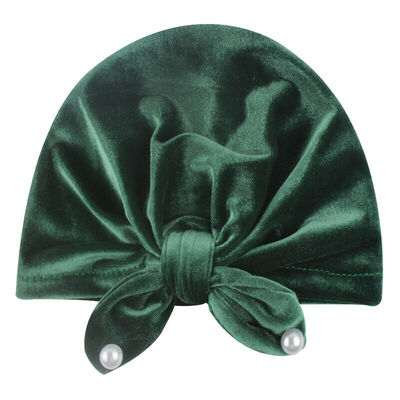 

Newborn Toddler Kids Baby Boys Girls Indian Turban Knot Velvet Beanie Hat Cap