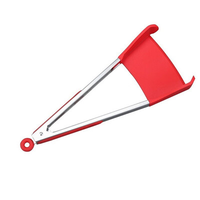 

Outdoor Clever Tongs 2 in1 Spatula&Tongs Kitchen Tool Silicone&Stainless Steel