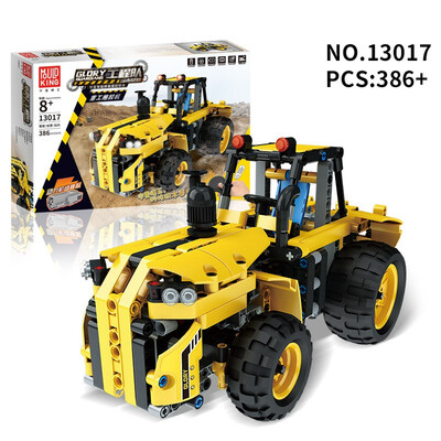 

Remote Bulldozer Model Boys Intelligence Assembling Compatible Lego Toys