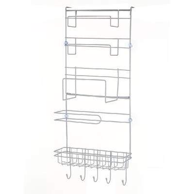 

8008 Refrigerator Rack Fridge Side Shelf Multi-Layer Sidewall Holder Multifunctional Kitchen Supplies Organizer Household Hangin