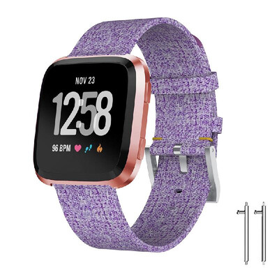 

SDFB-001 Watch Band Fitbit Strap Woven Fabric Wrist Strap Replacement Wristband for for Fitbit Versa Fitness Smart Watch