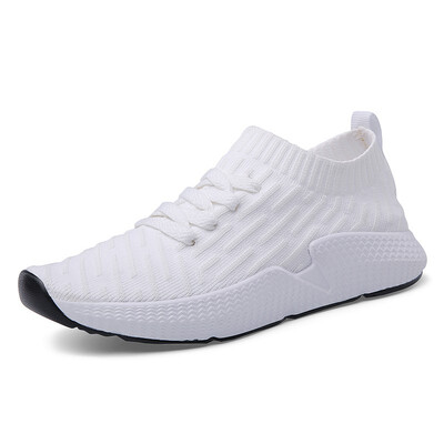 

2018 autumn new casual sports shoes with round head wear couple trend personality wild youth breathable running shoes