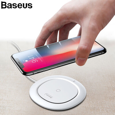 

Baseus UFO Wireless Charger For iphone  XR  Max iphone X 8 10W Qi Wireless Fast Charging for SAMSUNG S9 S8 S7