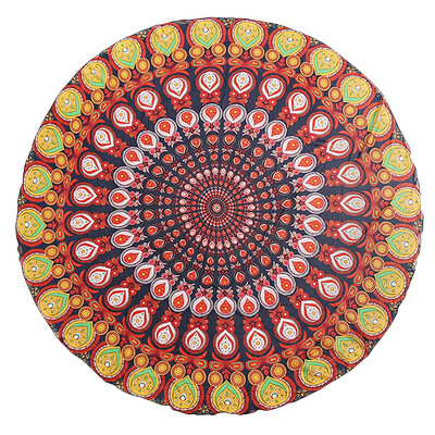 

Round Beach Wear Towel Picnic Tapestry Print Mat Women Cover Up Shawl