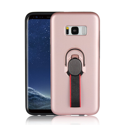 

Phone Ring Case Samsung Galaxy S8 S8 Magnetic Stand Cover Samsung S8 Plus SM G950FD G950F G955FD G955F Hybrid TPU Bumper Case