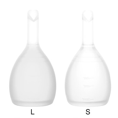 

2 Sizes Reusable Soft Medical Silicone Ladies Women Menstrual Period Cup With Storage Bag Silicone Menstrual Cup Feminine Cup