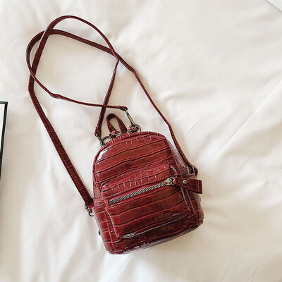 

Tailored Womens Fashion Shoulder Bag Stone Bag Small Bag Casual Backpack Wild Female Bag