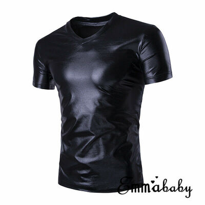 

Fashion Fashion Mens Casual Short Sleeve Shirts Slim Fit Shirt Tops Tees Blouse