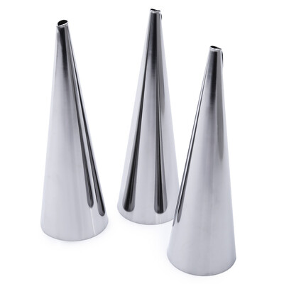 

Stainless Steel Spiral Baked Croissants DIY Essential Horn Baking Cake Mold