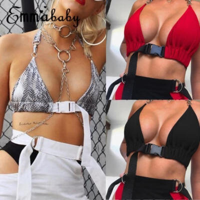 

New Women´s Sleeveless Summer Bustier Crop Top Vest Casual Tank Tops Blouse T-Shirt