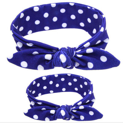 

2pcs Women Kids Baby Girl Elastic Knotted Turban Hair Band Headband Headwear