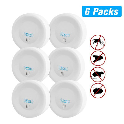 

Ultrasonic Pest Repeller Electronic Pest Control Plug In Non-toxic Indoor &Outdoor Repellent For MosquitoesRatsMiceBedbugsSpid