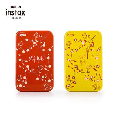 

Fuji one-time imaging INSTAX peripheral accessories instax flower opening embroidery box yellow