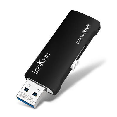 

Lanke core K08 32G USB30 high speed reading&writing U disk metal push-pull USB flash drive champagne gold