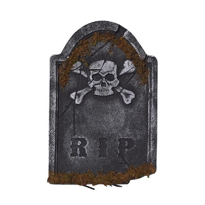 

Halloween Foam Tombstone Reusable Haunted House Yard Decoration Realistic Graveyard Props