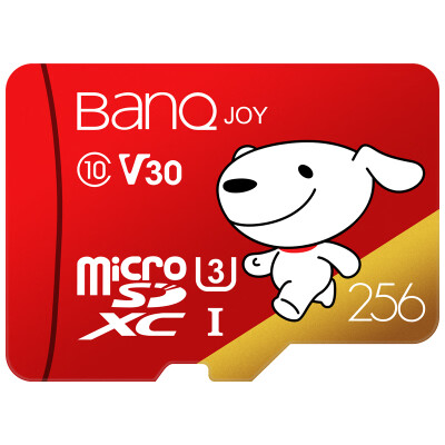 

Jingdong JOY joint name banq 256GB TF MicroSD memory card U3 C10 A1 4K V30 reading speed 100MB s driving recorder monitoring memory card