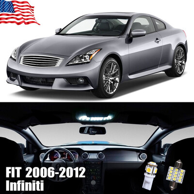 

18PCS White LED Dome License Lights Interior Package Kit for 2006-2012 Infiniti