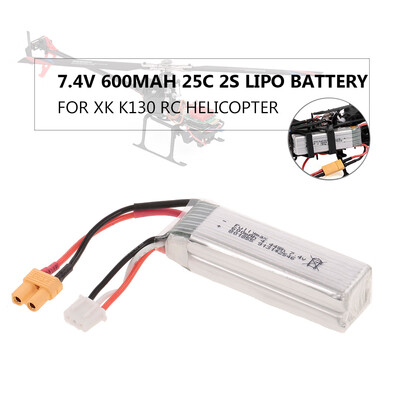 

74V 600mAh 25C 2S Lipo Battery for XK K130 RC Helicopter