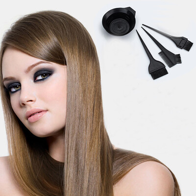 

〖Follure〗Hair Color Dye Bowl Comb Brushes Tool Kit Set Tint Coloring Bowl Set