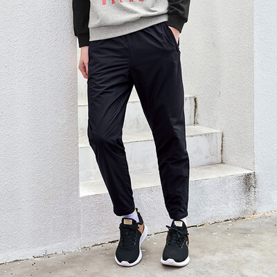 

Jordan mens woven sweatpants mens trousers close mouth small feet mens pants XYK4383331 black L