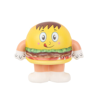 

Tailored Mini Adorable Hamburger Doll Slow Rising Kids Stress Reliever Decompression Toy