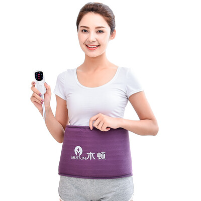 

Mudun sea salt hot pack warm electric heating belt belt hot compress bag men&women moxibustion waist physiotherapy bag coarse salt bag 360 ° belt high noble purple
