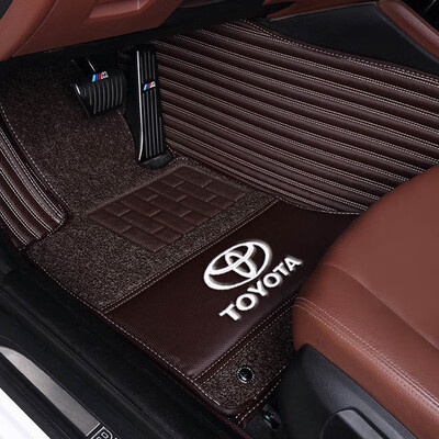 

Custom Made Car Floor Mats For Toyota All Models For PRADO RAV4 CAMRY HIGHLANDER LEVIN COROLLA REIZ CROWN Car Interior