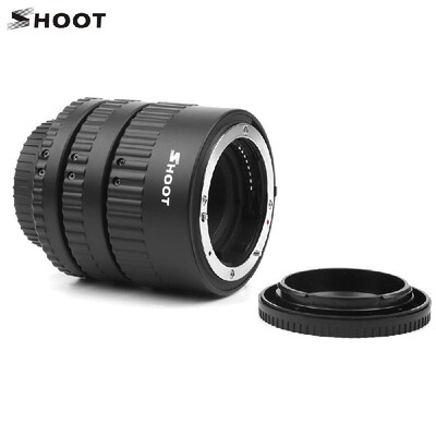 

SHOOT XT-365 Auto Focus AF Macro Extension Tube Adapter Ring Set 12mm 20m 36mm for Nikon F-mount AF Lens for Nikon D3300D3400D