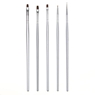 

5pcs Nail Art Design Dotting Painting Drawing Pen Polish Brush Set