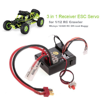 

Original 3 in 1 Receiver ESC Servo for 112 RC Crawler WLtoys 12428 Part RC Off-road Buggy Car