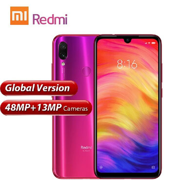 

Global Version Xiaomi Redmi Note 7 Mobile Phone 63inich Display 4GB RAM 128GB ROM 48MP Camera Snapdragon 660 4000mAh Battery 4G U