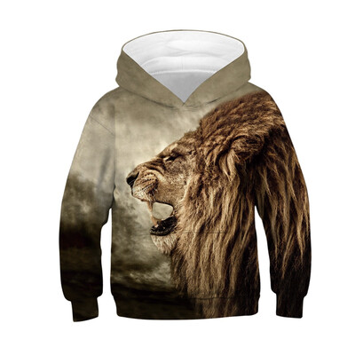 

AOWOFS new 3D digital printing Plus size mens Hoodies parent-child pullover Kids sweater womens hoodie QYDM069-TZ052