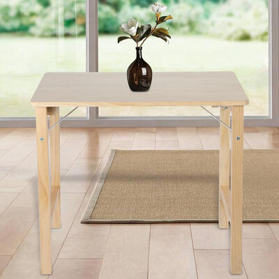

Greensen Portable Square Folding Table Desk for Home Office Bedroom Kitchen Folding DeskTable