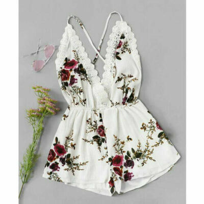 

NEW Summer Newborn Baby Girl Floral Romper Bodysuit Jumpsuit Outfit Playsuit