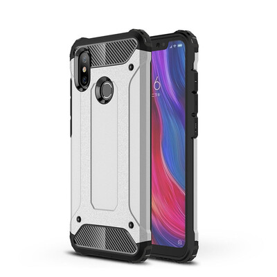 

Goowiiz Phone Case For Xiaomi Mi Poco F1 King Kong Armor Fashion Bumper PC TPU Prevent falling