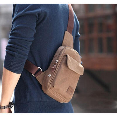 

Vintage Men Canvas Satchel Casual Cross Body Handbag Messenger Shoulder Bag