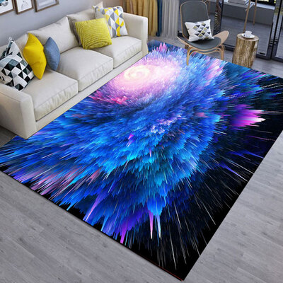 

Modern Style Floor Carpet Beautiful Starry Sky Living Room Bedroom Doorway Mat