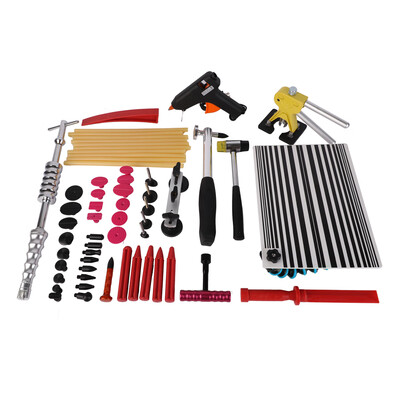 

Ktaxon PDR Slide Hammer Dent Puller Glue Tab Lifter Paintless Repair Removal Kit Bag