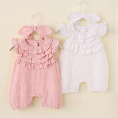 

Newborn Baby Girl Clothes Soft Romper Bodysuit Jumpsuit Clothes Outfits Summer