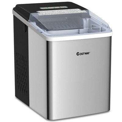 

26 lbs24 H Self-Clean Stainless Steel Ice Maker