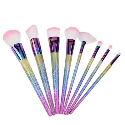 

〖Follure〗8PCS Make Up Foundation Eyebrow Eyeliner Blush Cosmetic Concealer Brushes