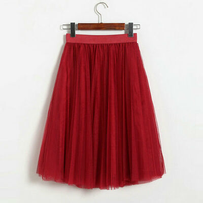 

Women Adult Tutu Tulle Skirt Underskirt Petticoat Wedding Princess Ballet Dress
